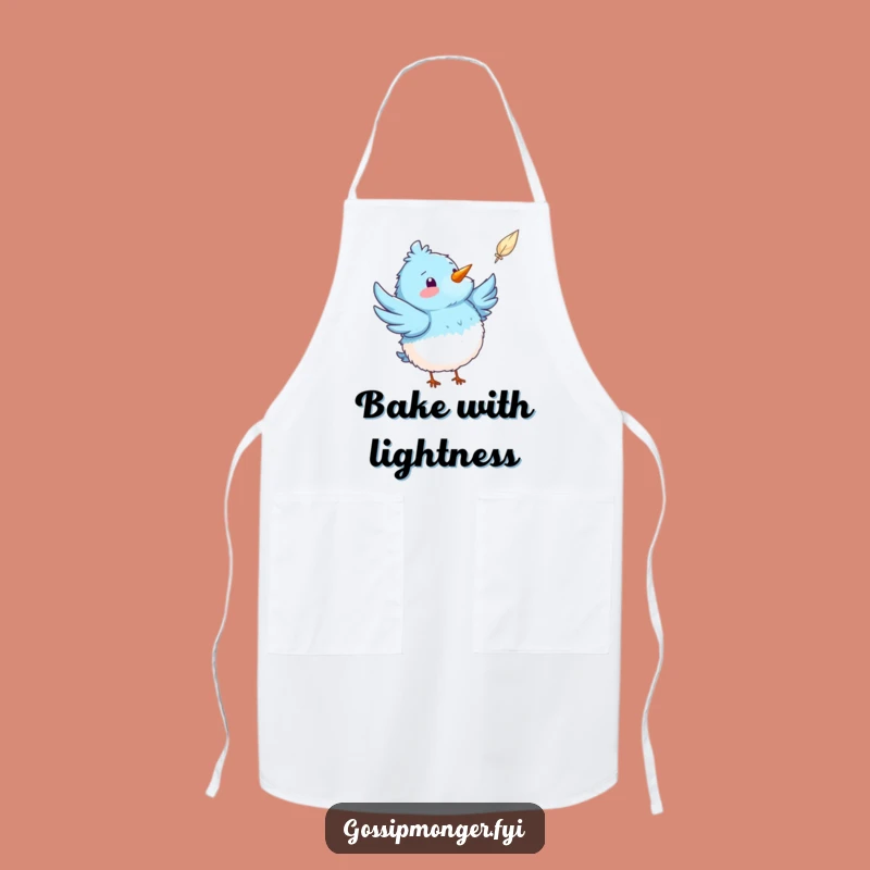 Funny Bird Feather Apron: Cook with Joy and Whimsical Flair