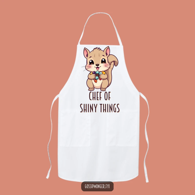 Funny Squirrel Chef Apron - Mischievous Baker's Funny Gift
