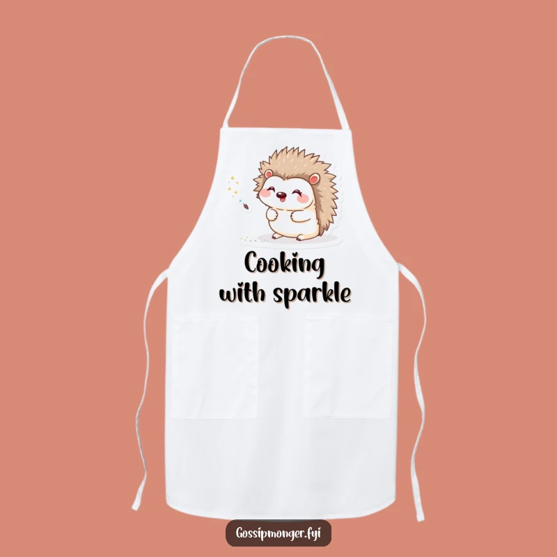 Funny Hedgehog Apron: Kitchen Sparkle Fun, Practical Funny Gift