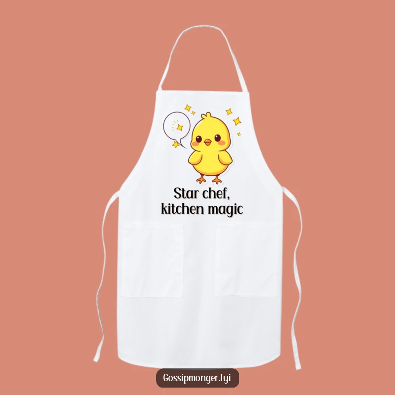 Funny Chick Starry Wishes Apron - Dreamy Chef's Funny Gift