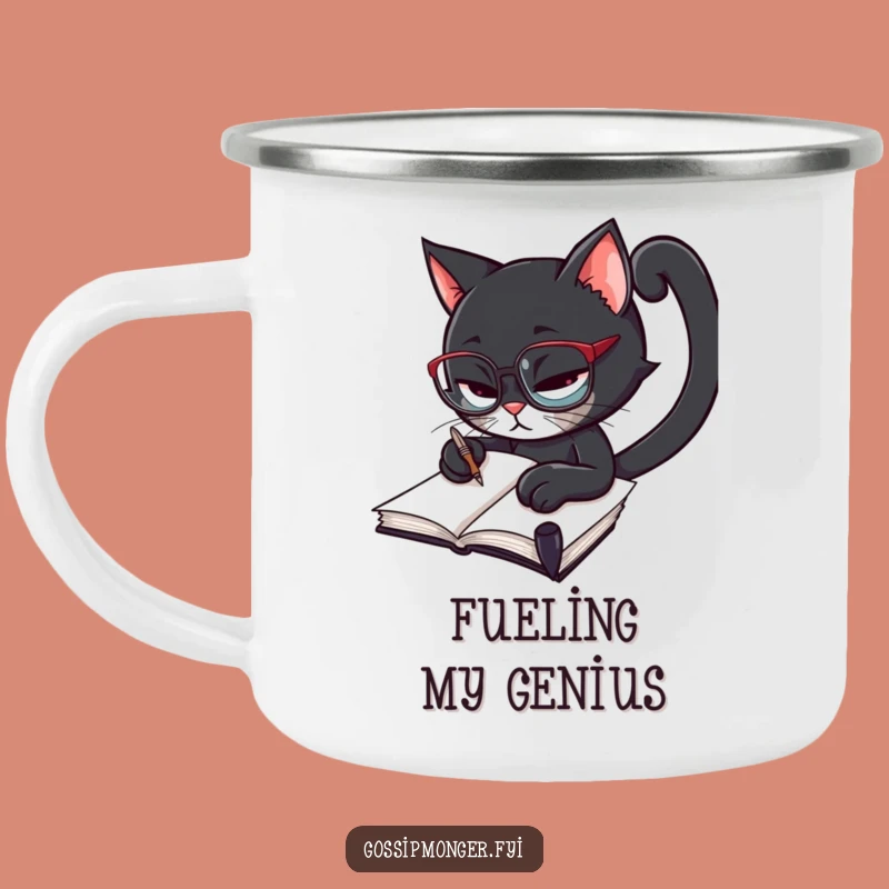 Funny Adventure Cat Camping Mug: Witty Outdoor Gear For Writers