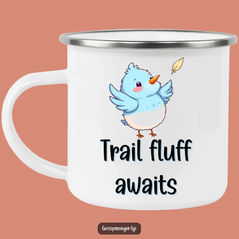 Funny Bird Feather Camping Mug: Adventure Fuelled by Joy and Laughter