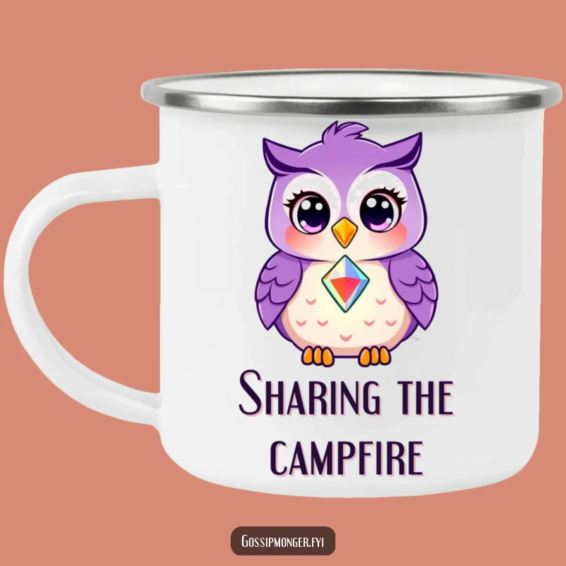 Funny Owl Camping Mug: Shared Adventures, A Hilarious Gift for Friends