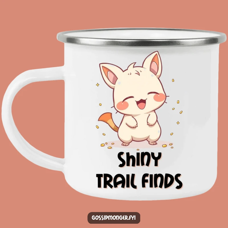 Funny Mischievous Creature Camping Mug - Adventure-Ready Humorous Scatterer Cup
