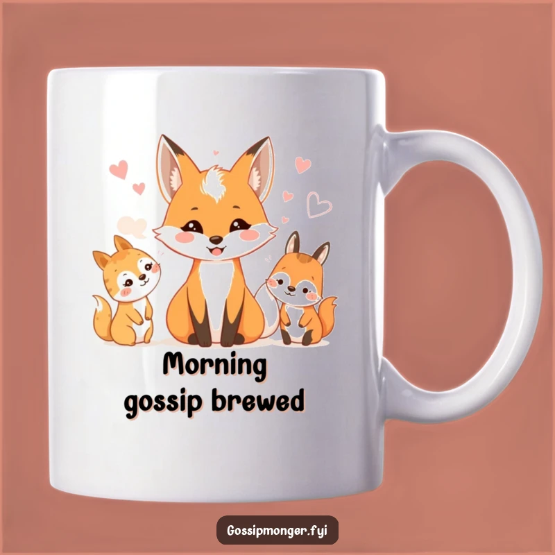 Funny Fox Woodland Whispers Mug: Share Secrets and Laughter