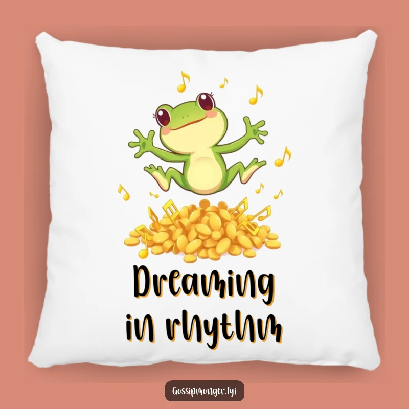 Funny Frog Pillow: Cozy Musical Companion, The Ultimate Hilarious Gift