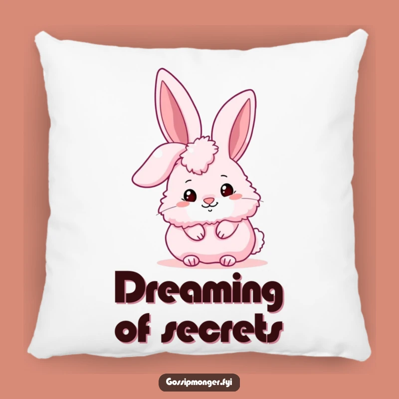 Funny Pink Bunny Ear Pillow - Cozy Comfort with Playful Charm