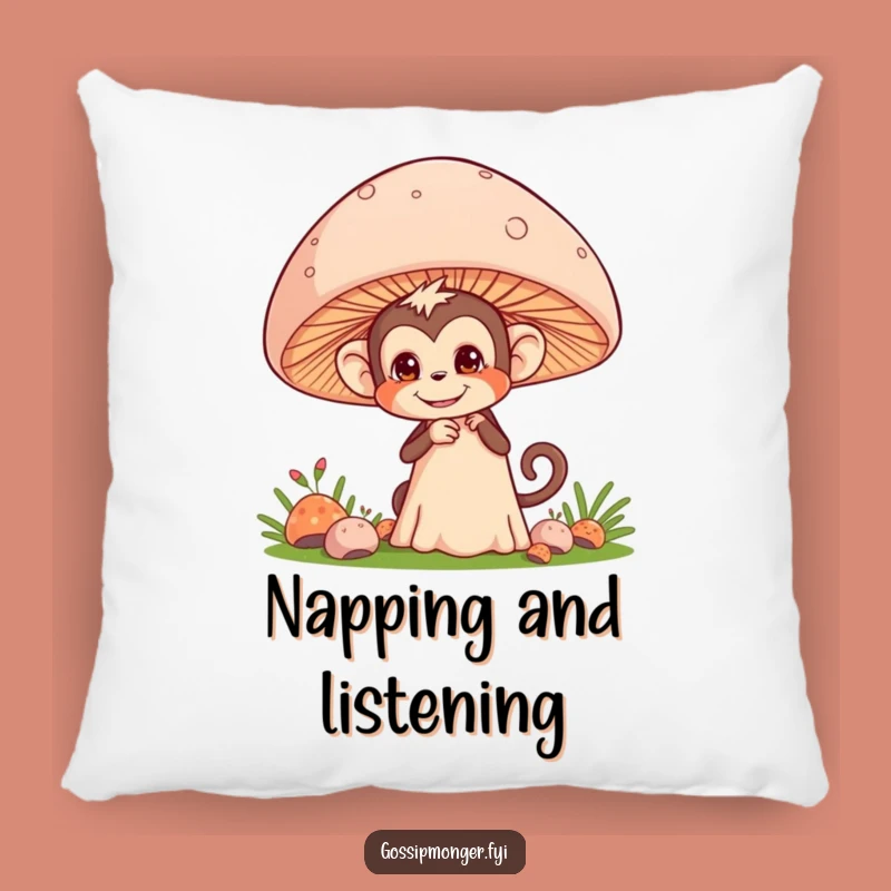 Funny Monkey Pillow: Mischievous Eavesdropper Cushion, the Ultimate Primate Gift