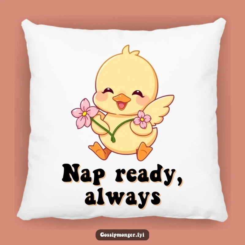 Soft Funny Duckling Flower Pillow: Cuddle Up with This Adorable, Flutterable Companion