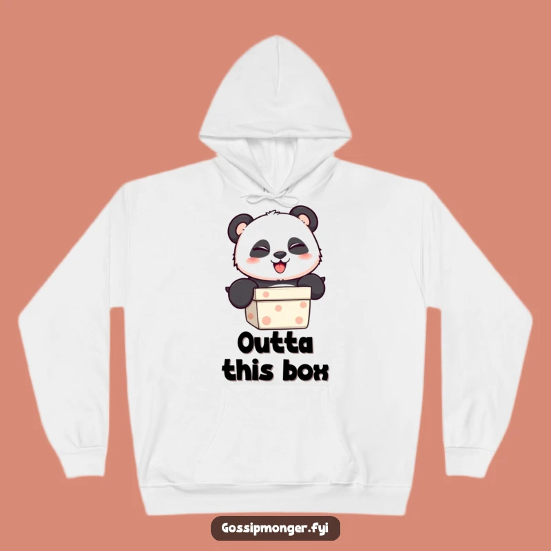 Cozy Funny Panda Hoodie: Warm Mischief Design, Ultimate Funny Gift