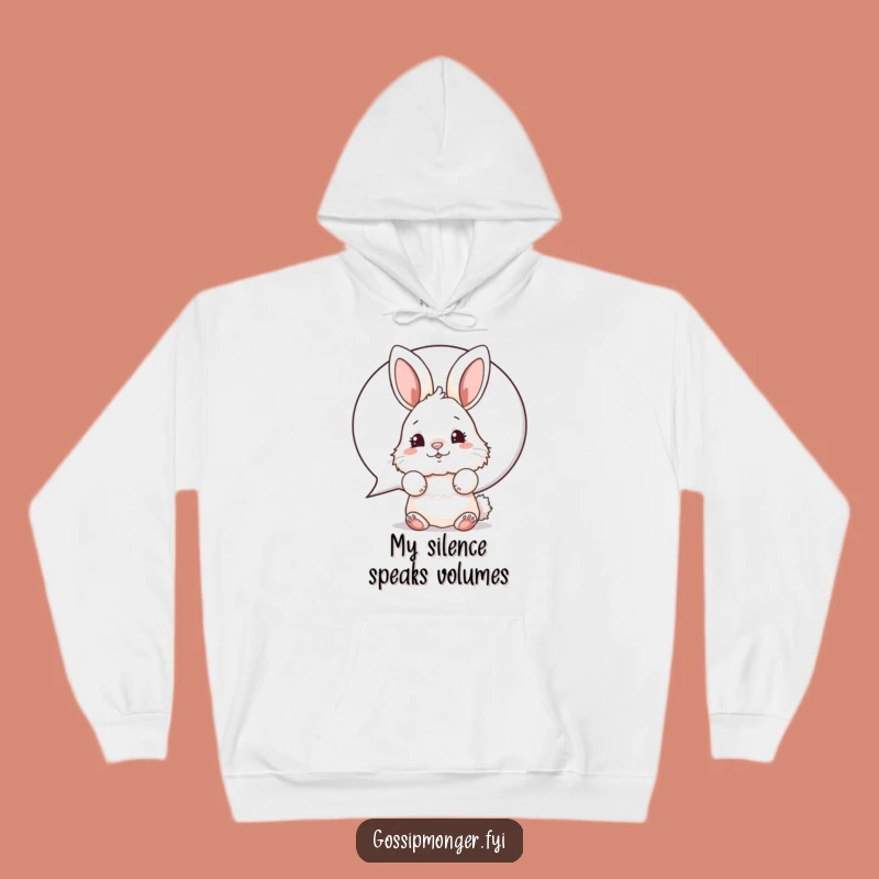 Funny Bunny Hoodie, Cozy Peek-a-Boo Rabbit, Warm & Hilarious Gift!