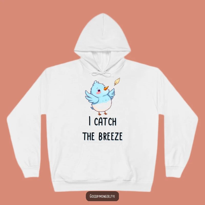 Funny Fluffy Bird Hoodie: Cozy Comfort with a Whimsical Feather Design