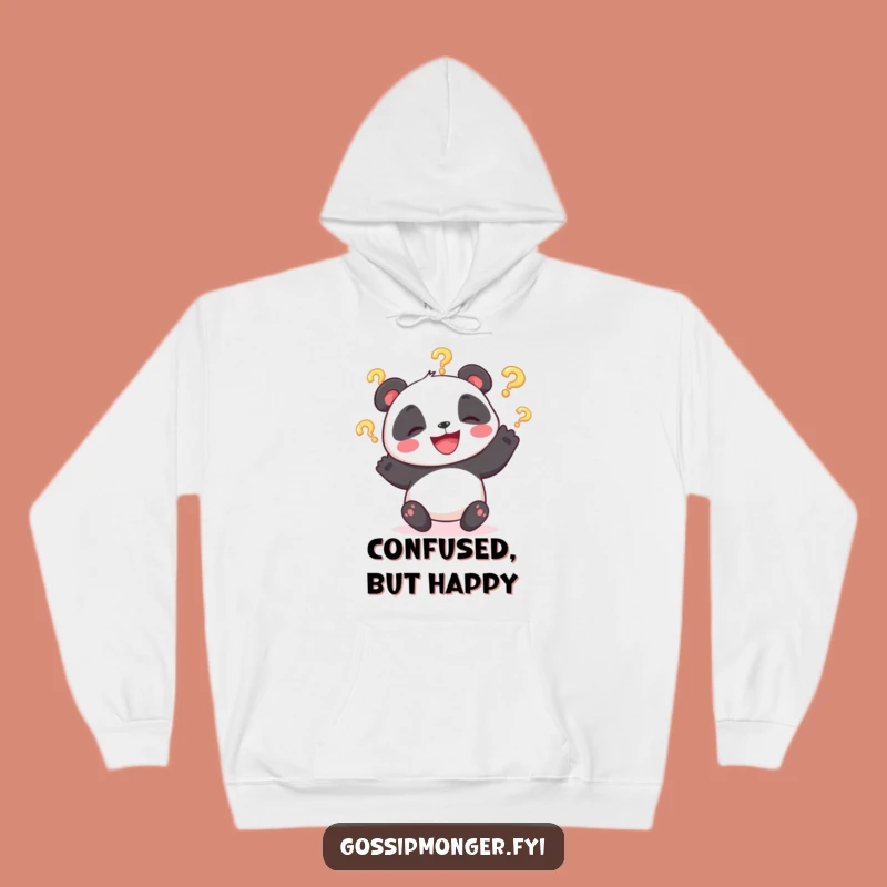 Funny Panda Hoodie: Cozy Juggling Question Marks Sweatshirt, Ideal Hilarious Gift