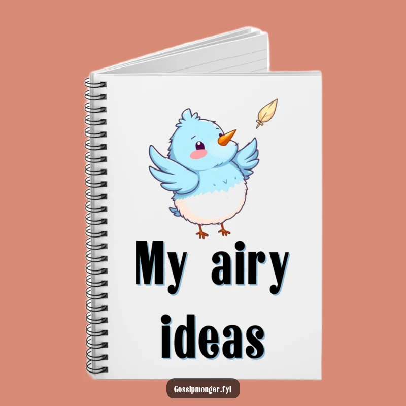 Funny Bird Feather Notebook: Capture Your Thoughts with Whimsical Style