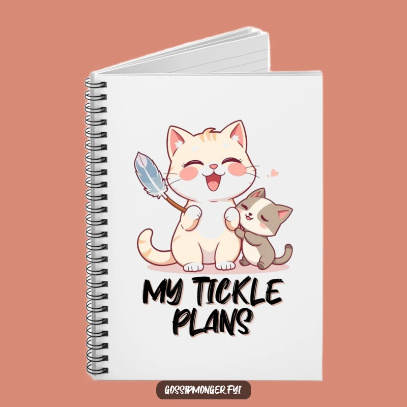Funny Cat Tickle Notebook: Jot Down Giggles and Playful Ideas