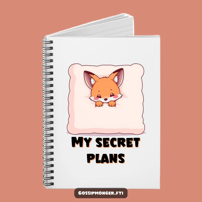 Funny Kawaii Fox Journal: Shy Notes, Perfect Funny Gift