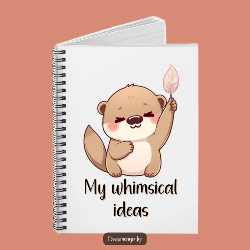 Funny Playful Otter Notebook: Jot Down Ideas With Whimsical Flair