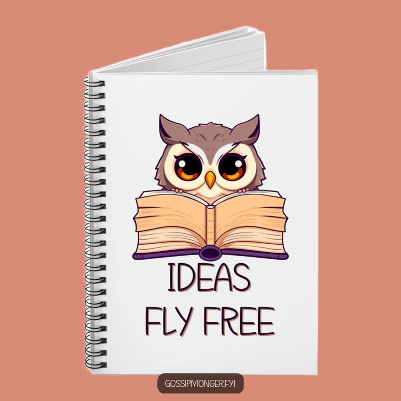 Funny Owl Notebook: Curious Journal for Book Lovers, a Witty and Humorous Gift