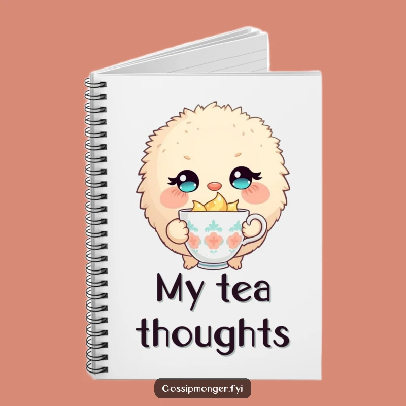 Funny Fluffy Creature Notebook: Winking Journal, Perfect Humorous Stationery Gift!