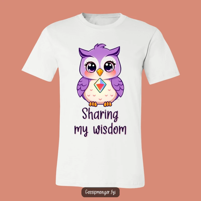 Funny Owl Sharing T-Shirt: Gem of Friendship Design, A Hilarious Gift
