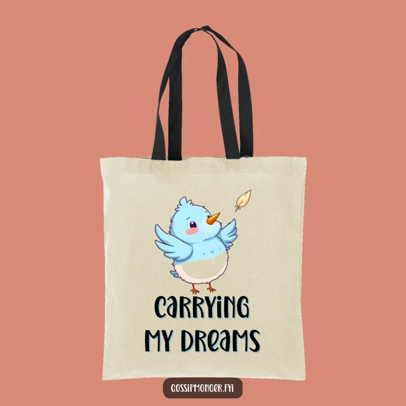 Funny Bird Feather Tote Bag: Carry Your Essentials with Whimsical Charm