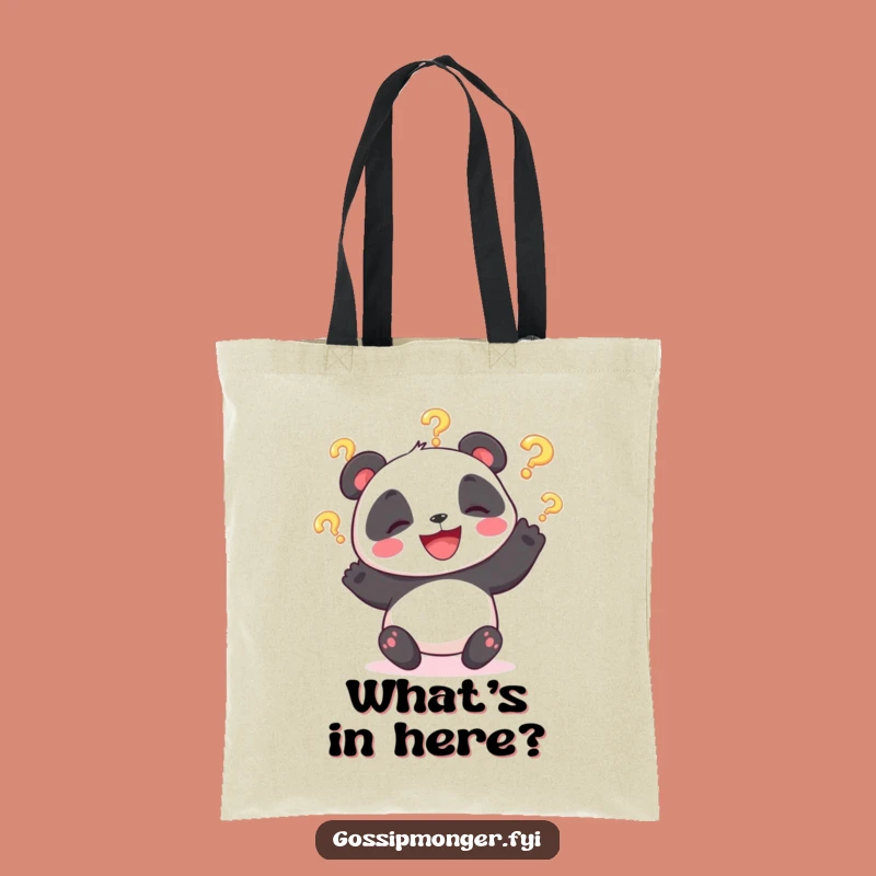 Funny Panda Tote Bag: Giggle-Inducing Juggling Design, Your Perfect Hilarious Gift